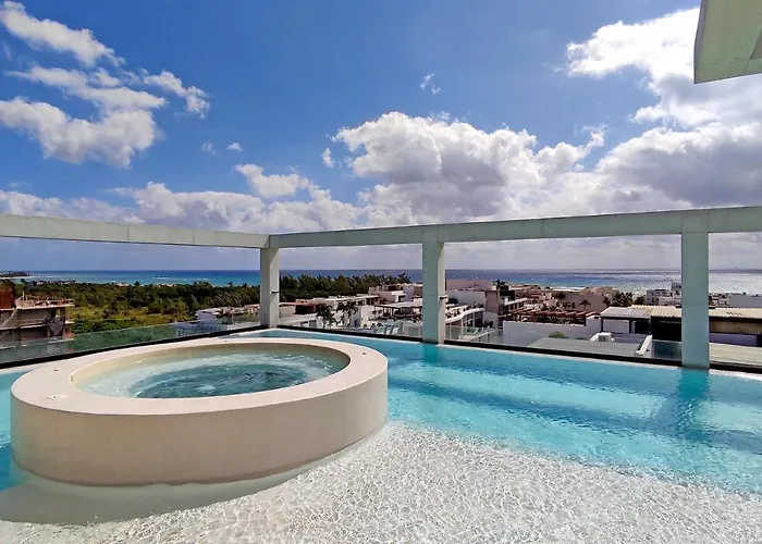 Apartahotel Modern 2 Story Loft With Rooftop Pool And Ocean Views